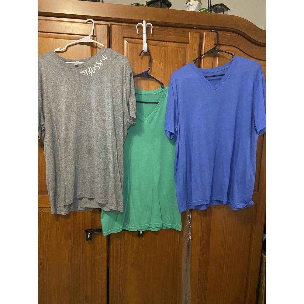 Bundle 3 Tshirts- Gray, Blue, Green